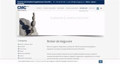 Desktop Screenshot of cmcasigurari.ro